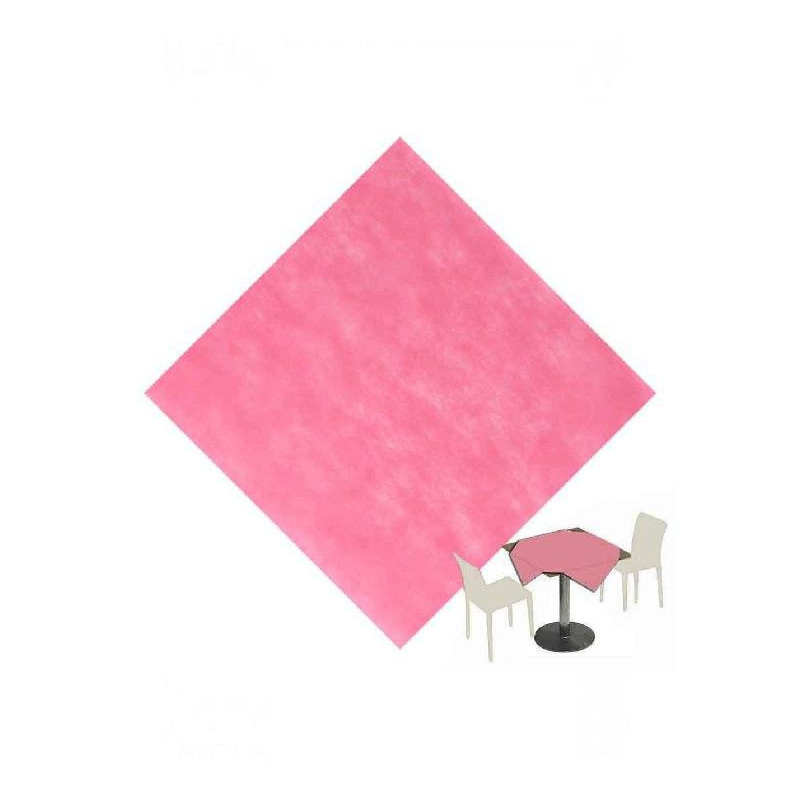 Tovaglia tessuto non tessuto cm.100x100 rosa