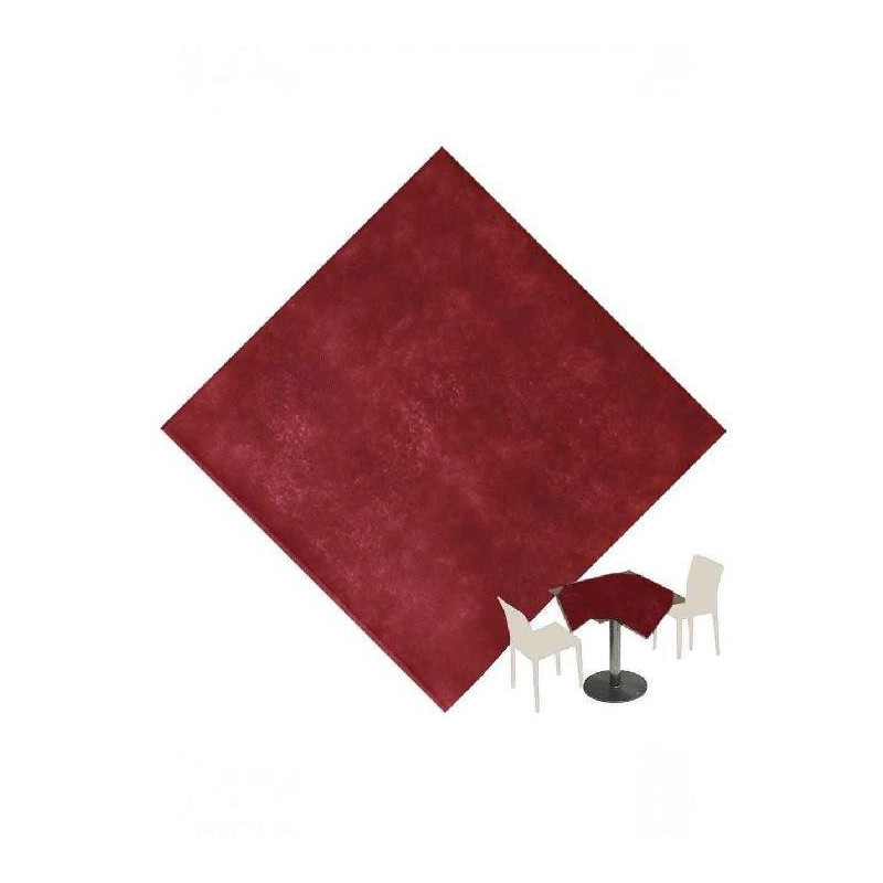 Tovaglia tessuto non tessuto cm.100x100 bordeaux