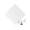 Tovaglia tessuto non tessuto cm.100x100 bianco