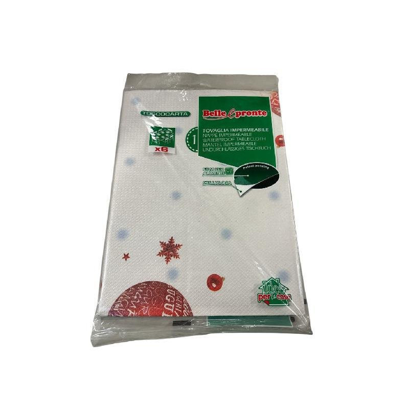 Tovaglia carta impermeabile cm.1 20x180 natale