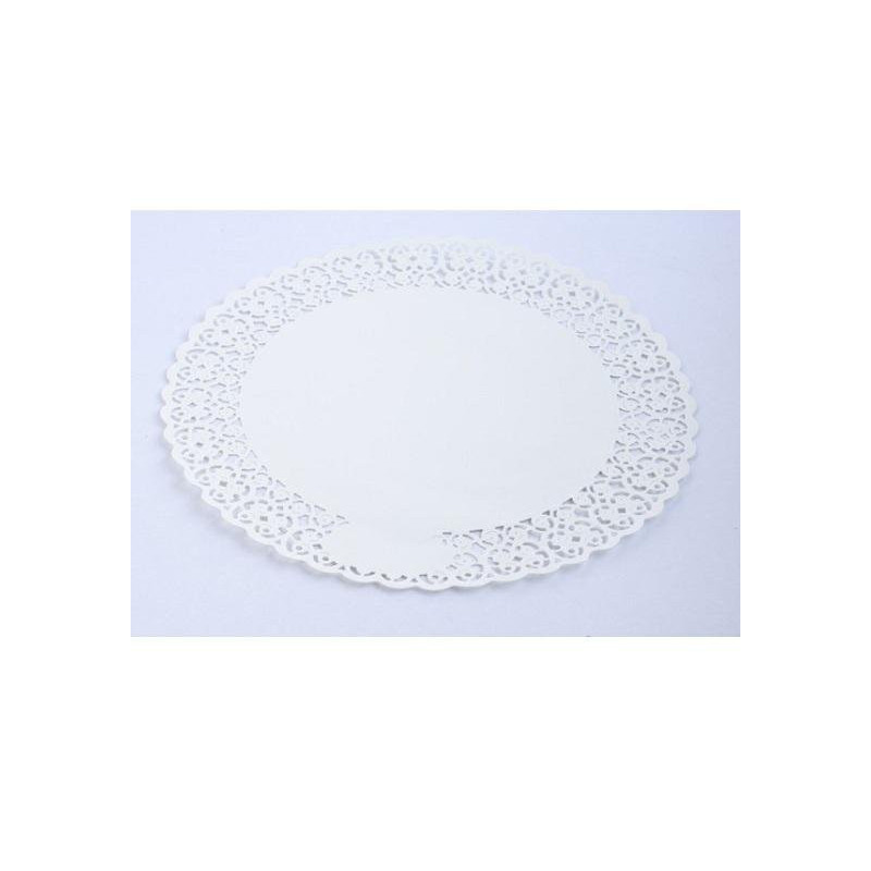 Trinati pizzo carta porcellanata cm.28 pz.100 per alimenti