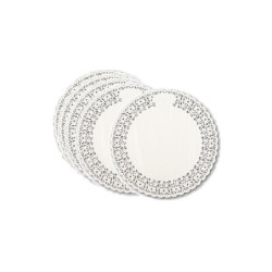 Trinati pizzo carta porcellanata  cm.23 pz.100 per alimenti