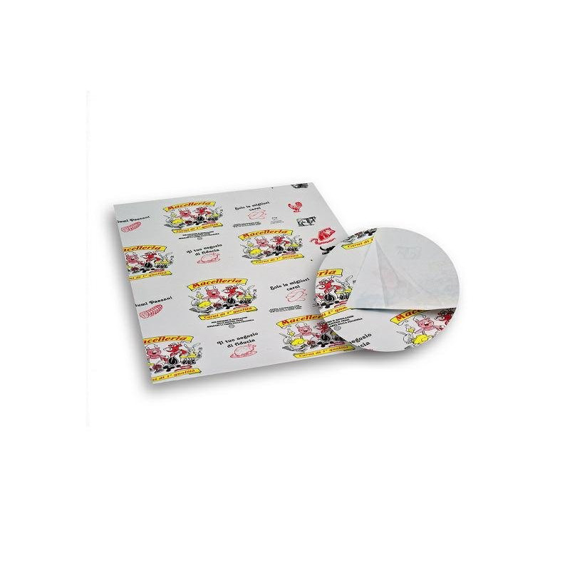 Accoppiato gr.60 personalizzato cm.44x66 per alimenti