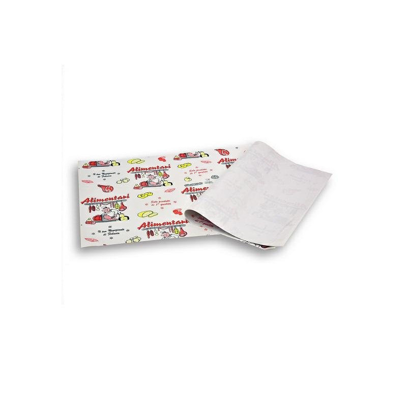 Accoppiato gr.40 personalizzato cm.37x50 per alimenti