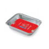 Contenitori alluminio  8 porzioni (8p) pz.2 con coperchio  r98l/r31l