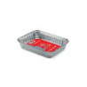 Contenitori alluminio  4 porzioni (4p) pz.3 con coperchio  r75l/r29l