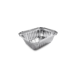 Contenitore alluminio art.128/r28l cm.14x12x4 per coperchio