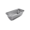 Contenitore alluminio art.114/r14l cm.21x11x5,4 per coperchio