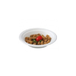 Piatti polpa cellulosa bio ciotola cm.16 ml.460 pz.50 ecozema max 70 c
