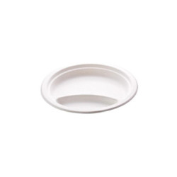 Piatti polpa cellulosa bio piani cm.23 biscomparto pz.50 ecozema max70 c