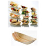 Piattini legno piroga l cm.19x10x2 pz.50