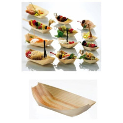 Piattini legno piroga m...