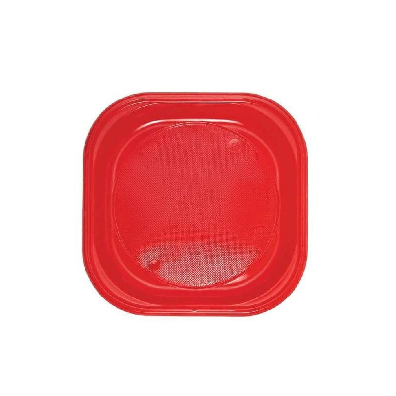 Piatti plastica tim quadri pz.30 colorati