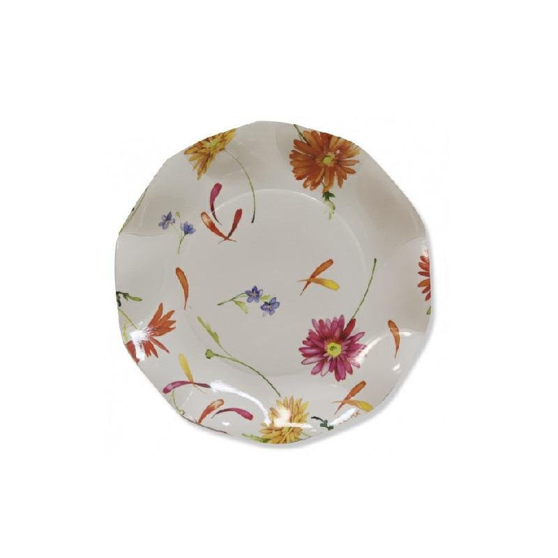 Piatti cartoncino cm.24 pz.10 ge rbere fondi
