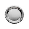 Piatti cartoncino cm.24 pz.10 ar gento
