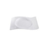 Piatti plastica ondulati rigidi cm.22x18 pz.12 trasparenti