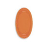 Piatti plastica fondi rigidi pz. 50 arancio