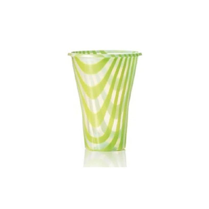 Bicchieri plastica joy gmix striati cc.300 pz.50 per granite e frappe