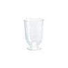 Bicchieri plastica cristal con base cc. 185 pz.15 per vino
