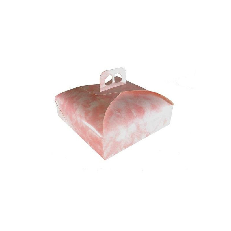 Scatola per dolci cm.29 spatolat o rosa per alimenti