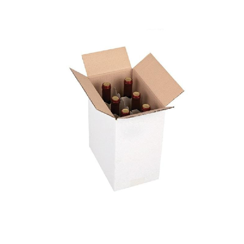 Scatola cartone 6 bottiglie con alveari