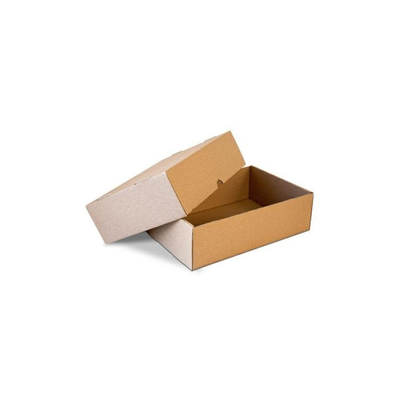 Scatola cartone da imballo con c operchio cm.31x23x14 art.07456