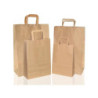 Borsa carta avana sealing cm.32+17x45 manico piatto
