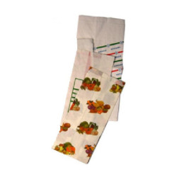 Sacchetti carta bianca stampata gr.40 cm.22x44 per alimenti