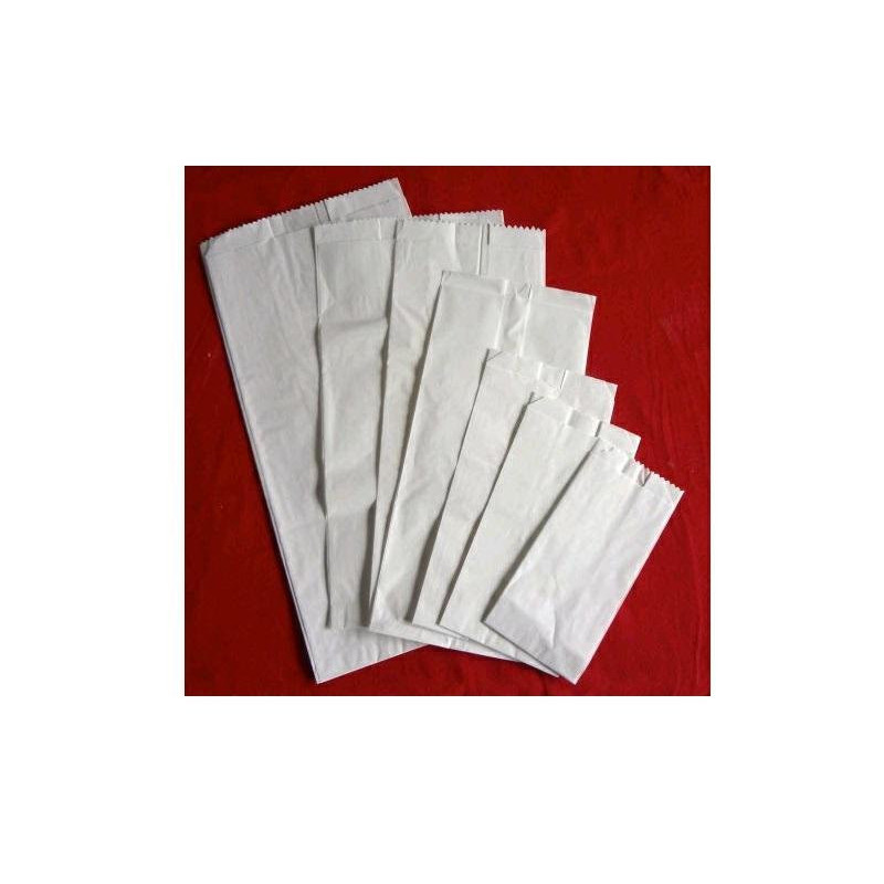 Sacchetti carta bianca gr.35 cm. 14x28 personalizzati per alimenti