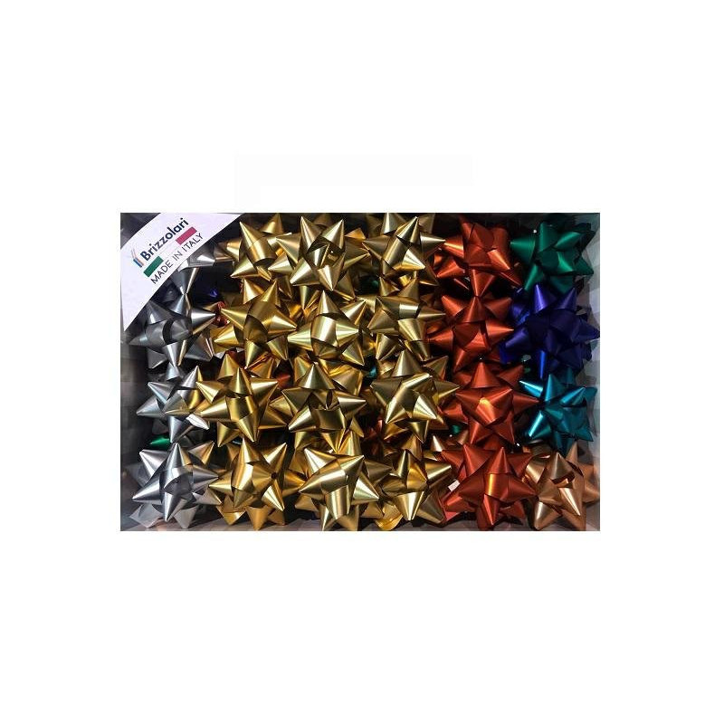 Coccarde mm.19 pz.70 art.3211 lu cide colori satinati opachi assortiti