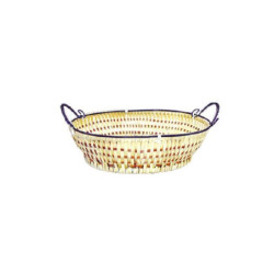 Cesto con manici ferro ce001468 cm.25x20x7