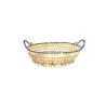 Cesto con manici ferro ce001468 cm.25x20x7