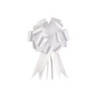 Nastri fiocchi strip raso mm.30 pz.25 bianco satinato