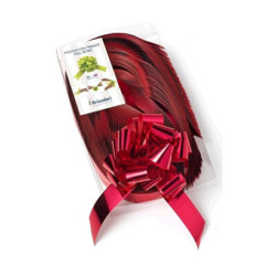 Nastri fiocchi strip mm.50 pz.30 rosso metallizzato
