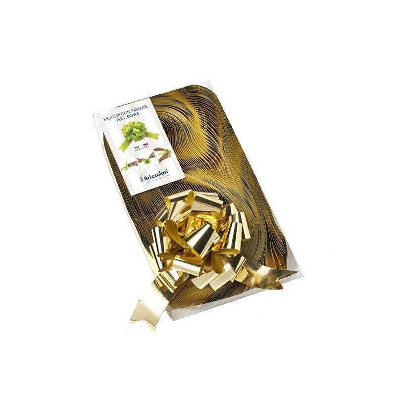 Nastri fiocchi strip mm.31 pz.30 oro metallizzato