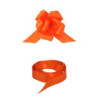 Nastri fiocchi strip raso mm.30 pz.25 arancio satinato