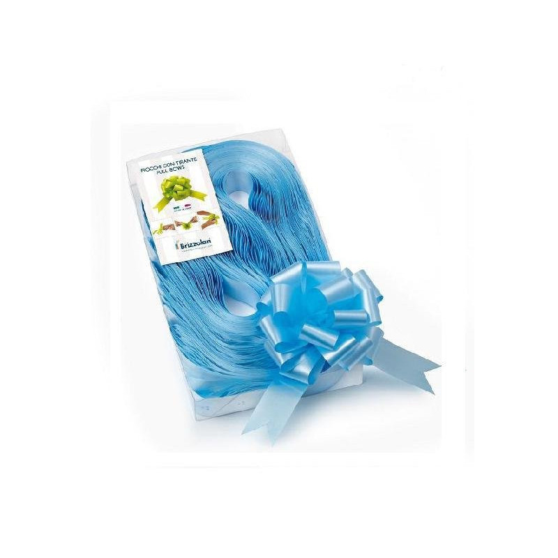 Nastri fiocchi strip mm.30 pz.30 celeste