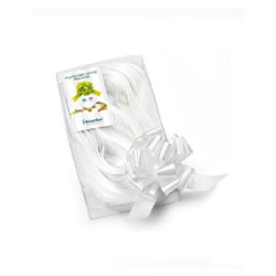 Nastri fiocchi strip mm.30 pz.30 bianco