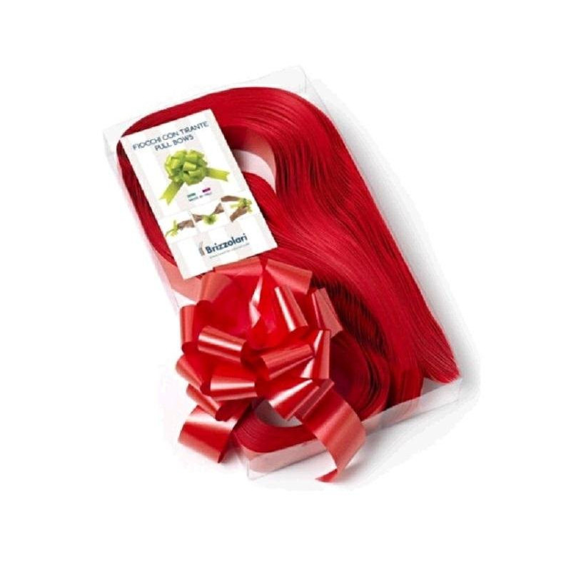 Nastri fiocchi strip mm.50 pz.30 rosso