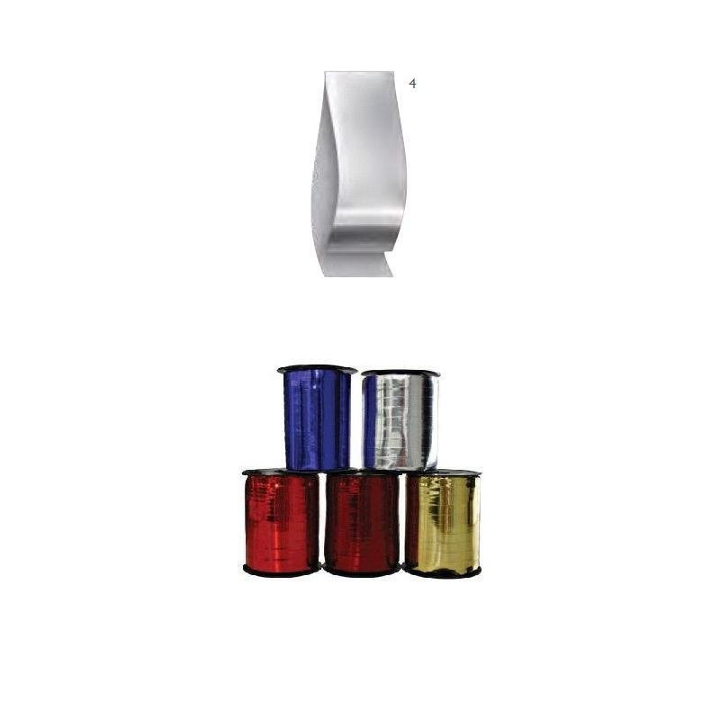 Nastrino mm.10x250mt 002373 argento metallizzato