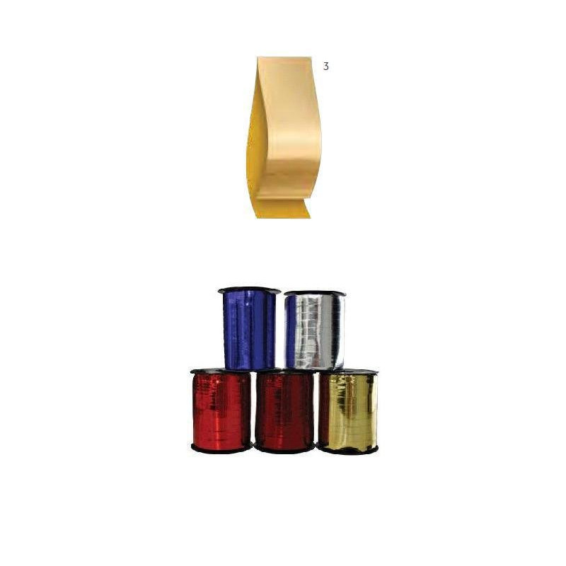 Nastrino mm.10x250mt 002373 oro metallizzato