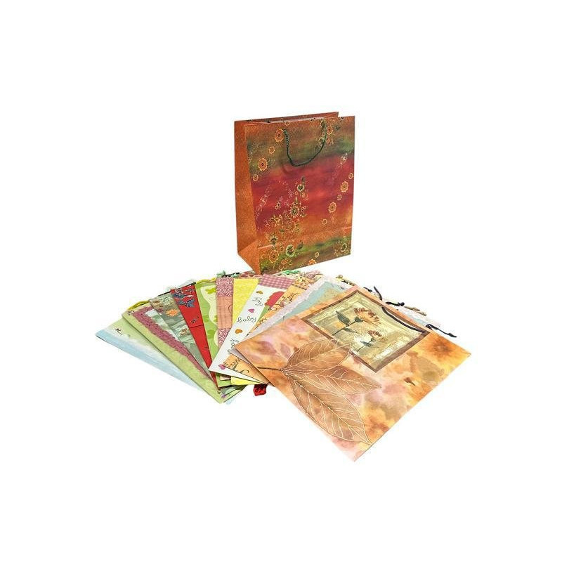 Borsa carta cm.27x33+14 euron ar t.bs-8108s