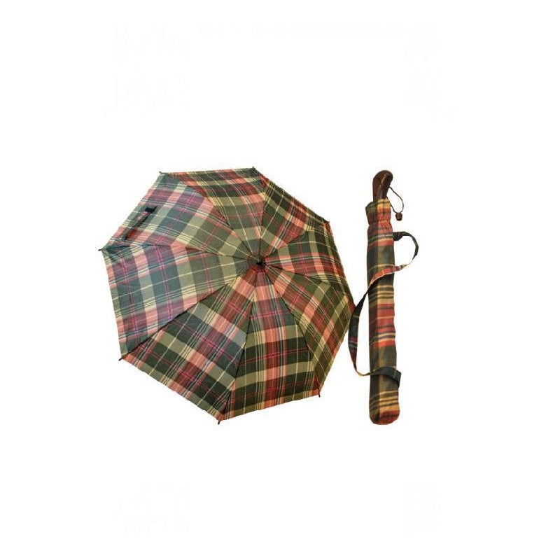 Ombrello automatico golf pieghev ole lorenzo art.4010 scozzese tracolla