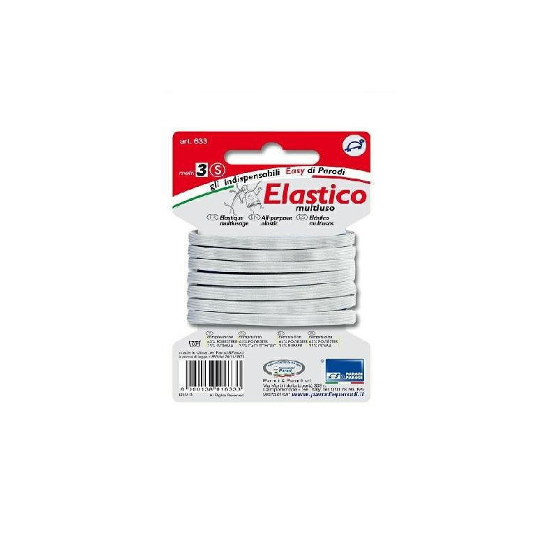 Parodi&parodi elastico small cm.0,5xmt.5 bianco