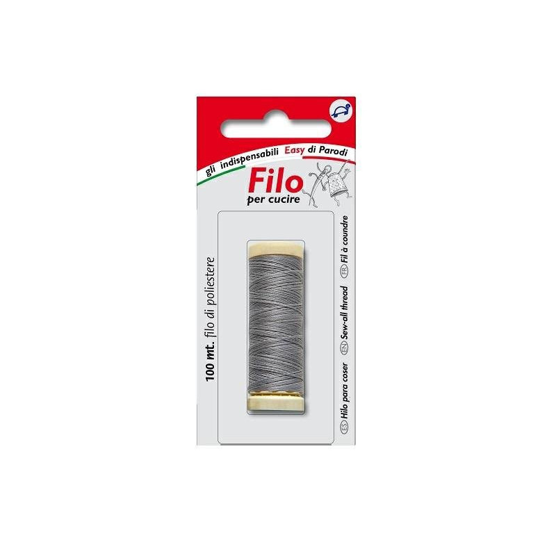Parodi&parodi filo cotone per cucire mt.100 grigio