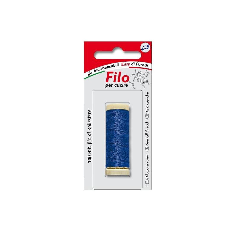 Parodi&parodi filo cotone per cucire mt.100 blu