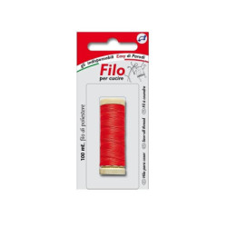 Parodi&parodi filo cotone per cucire mt.100 rosso