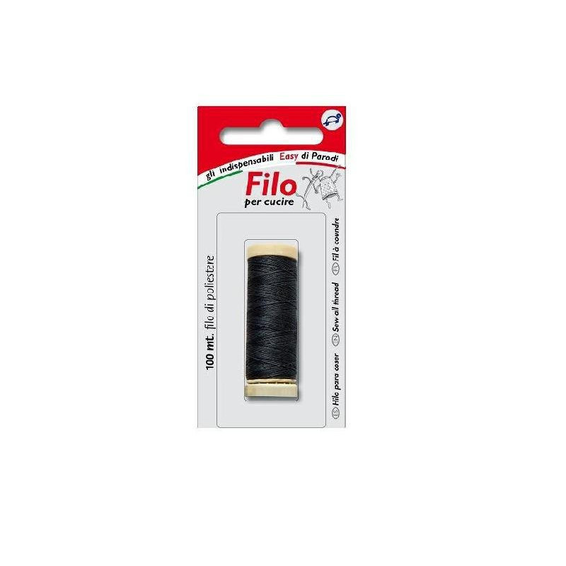 Parodi&parodi filo cotone per cucire mt.100 nero