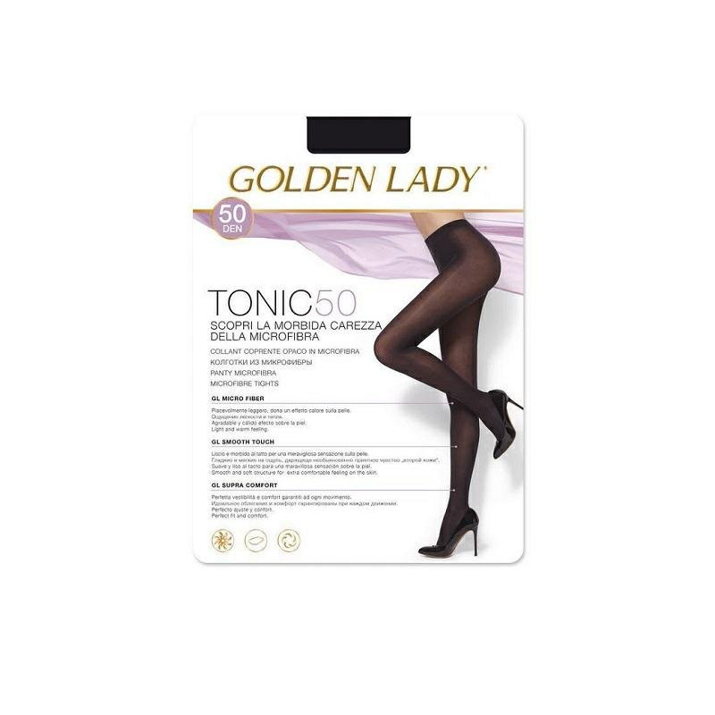Golden lady collant tonic 50 ii marrone scuro