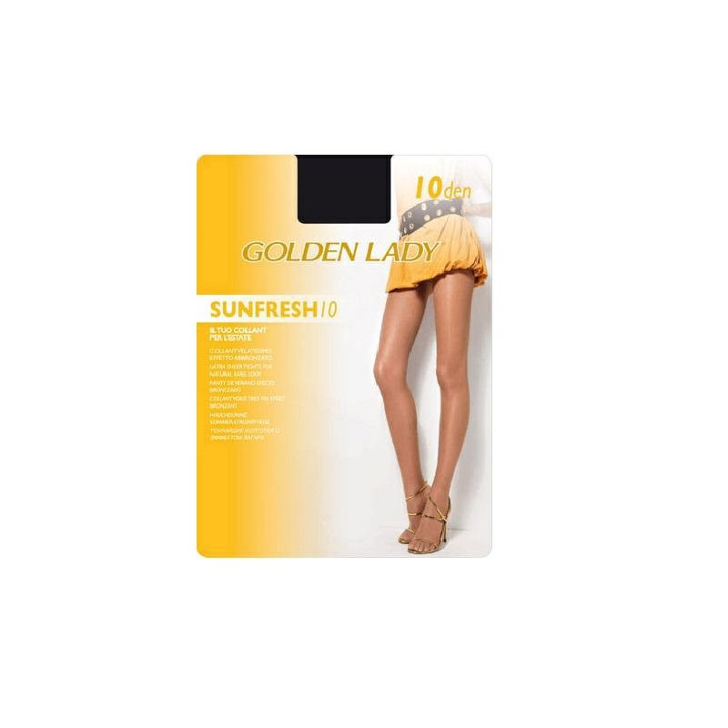 Golden lady collant sunfresh 10 iv nero